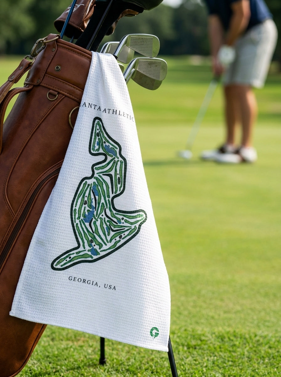 Atlanta Athletic Club, Golf Course Print, Georgia | Golf Course Print Towels | Golf Course Microfiber