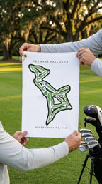 Yeamans Hall Club Golf Course Prints, South Carolina | Golf Course Print Towels | Golf Course Microfiber