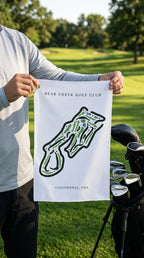 Bear Creek Golf Club, Golf Course Print, California | Golf Course Print Towels | Golf Course Microfiber