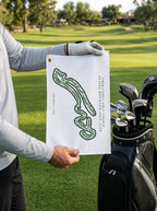 Chiricahua Golf Course Towel, Desert Mountain Golf Club, Arizona  | Golf Course Print Towels