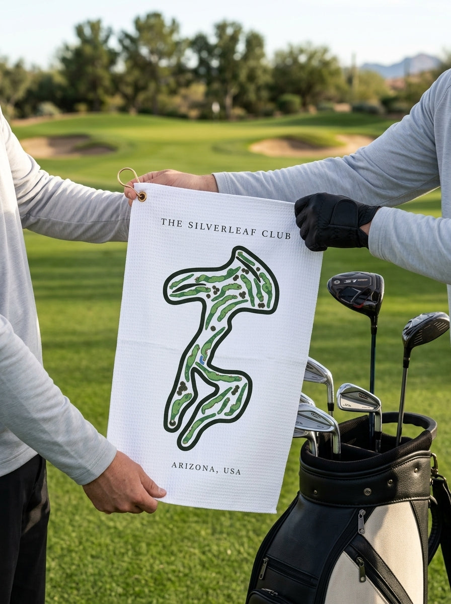 The Silverleaf Club, Arizona | Golf Course Print Towels | Golf Course Microfiber