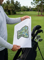 Naples National Golf Club, Golf Course Towel, Florida | Golf Course Print Towels