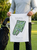 Baton Rouge Country Club, Golf Course Towel, Louisiana | Golf Course Print Towels