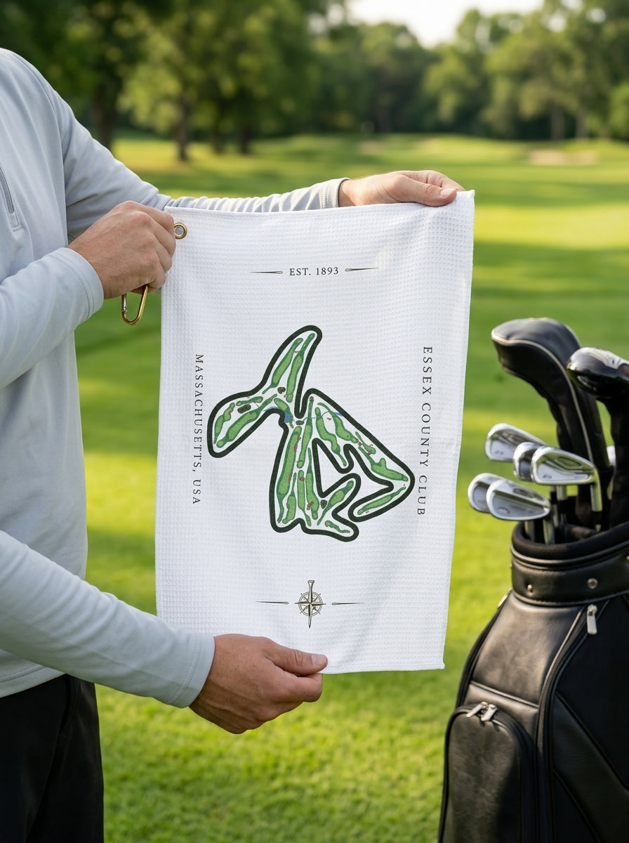 Essex County Club, Golf Course Towel, Massachusetts | Golf Course Print Towels