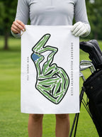 Somerset Hills Country Club, Golf Course Towel, New Jersey | Golf Course Print Towels