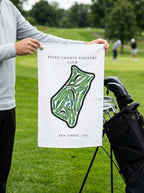 Essex County Country Club, Golf Course Towel,  New Jersey | Golf Course Print Towels