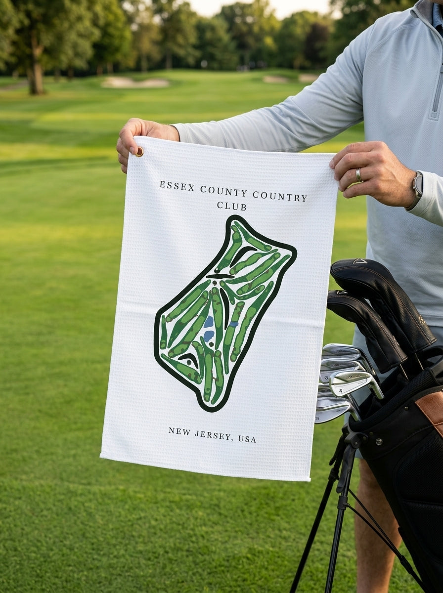 Essex County Country Club, Golf Course Towel,  New Jersey | Golf Course Print Towels