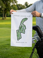 Newport Country Club, Golf Course Towel, Rhode Island | Golf Course Print Towels
