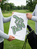 Black Creek Club, Golf Course Towel, Tennessee | Golf Course Print Towels