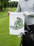 Deepdale Golf Club, Golf Course Towel, New York | Golf Course Print Towels