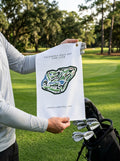 Caledonia Golf and Fish Club, Golf Course Towel, South Carolina | Golf Course Print Towels