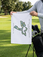 The Fazio Course at Barefoot Resort & Golf Golf Course Towel, South Carolina | Golf Course Print Towels