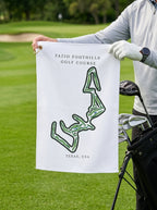 Fazio Foothills Golf Course at Omni Barton Creek Resort, Golf Course Towel, Texas | Golf Course Print Towels