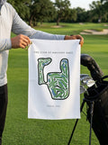 The Club at Houston Oaks, Golf Course Towel, Texas | Golf Course Print Towels