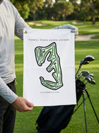 Torrey Pines South Course Golf Course Print Towel North Carolina | Golf Course Print Towels | Golf Course Microfiber