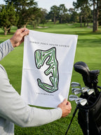 Torrey Pines South Course Golf Course Print Towel North Carolina | Golf Course Print Towels | Golf Course Microfiber
