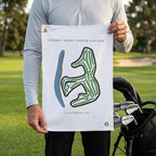 Custom Golf Course Towel | Golf Course Prints, Golf Course Print Towels, Golf Course Microfiber