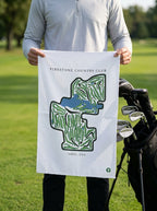 Firestone Country Club Golf Course Prints, Ohio | Golf Course Print Towels | Golf Course Microfiber