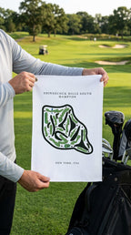 Shinnecock Hills Golf Course Print, New York | Golf Course Print Towels | Golf Course Microfiber