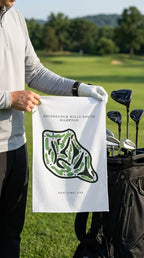 Shinnecock Hills Golf Course Print, New York | Golf Course Print Towels | Golf Course Microfiber