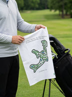 RTJ Golf Trail Schoolmaster Course Towel, Alabama | Microfiber Map Towel