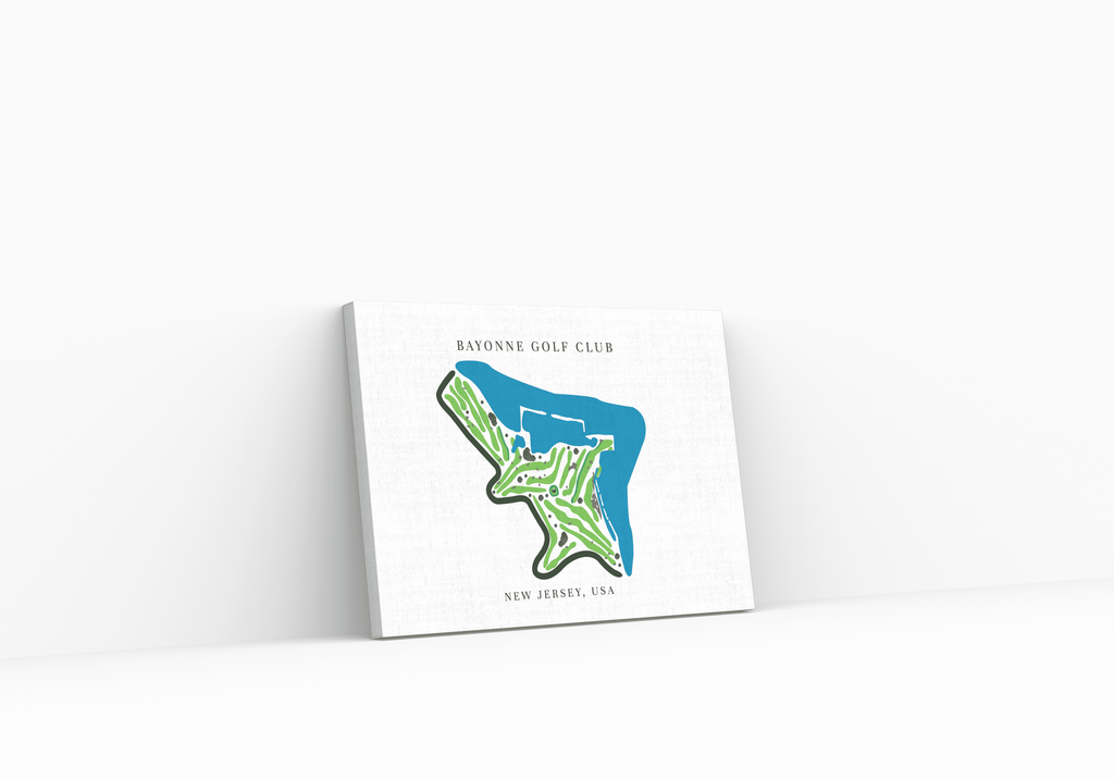 Bayonne Golf Club Golf Course Canvas Print, New Jersey