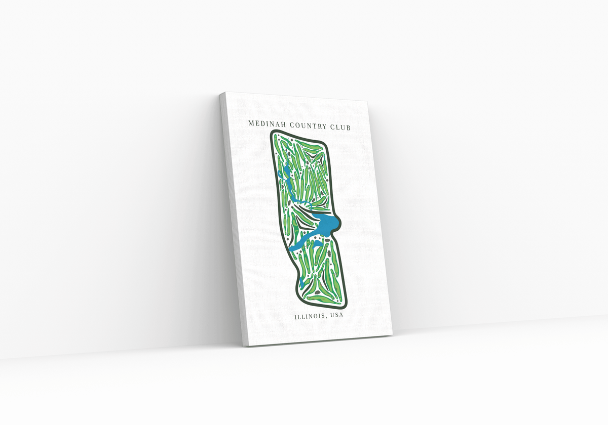 Medinah Country Club, Golf Course Canvas Print, Illinios