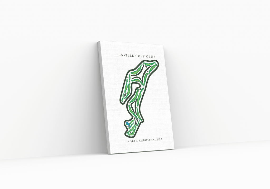 Linville Golf Club, Golf Course Canvas Print, North Carolina