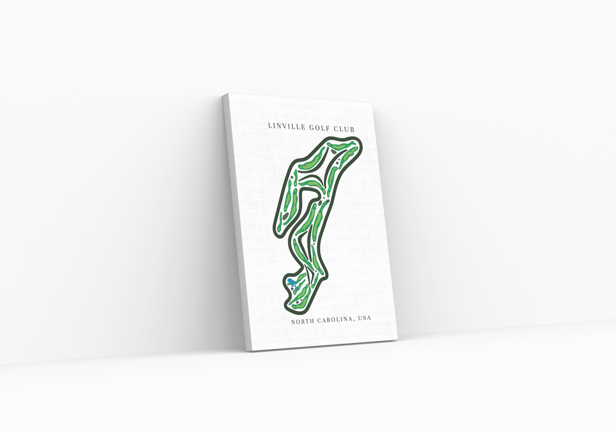 Linville Golf Club, Golf Course Canvas Print, North Carolina