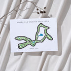 Muirfield Village Golf Club Golf Course Prints, Ohio, Golf Map Artwork