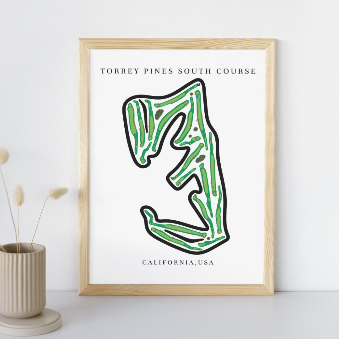 Torrey Pines South Course, Golf Course Print, California