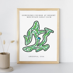 Geronimo Course at Desert Mountain Golf Club, Golf Course Print, Arizona