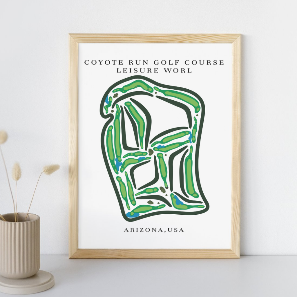 Coyote Run Golf Course, Leisure World Golf Course Print, Arizona