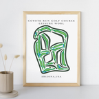 Coyote Run Golf Course, Leisure World Golf Course Print, Arizona
