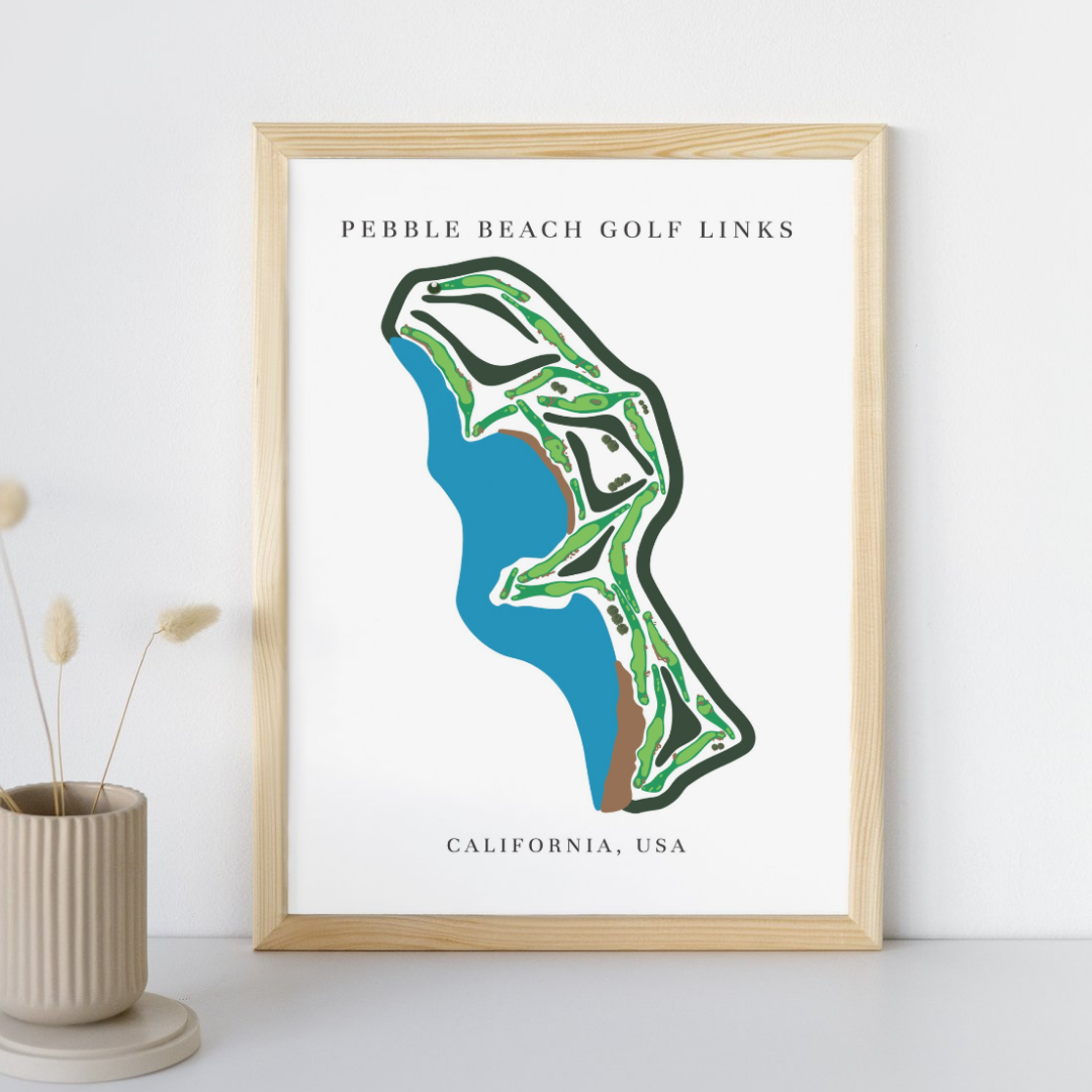 Pebble Beach Golf Links, Golf Course Print, California