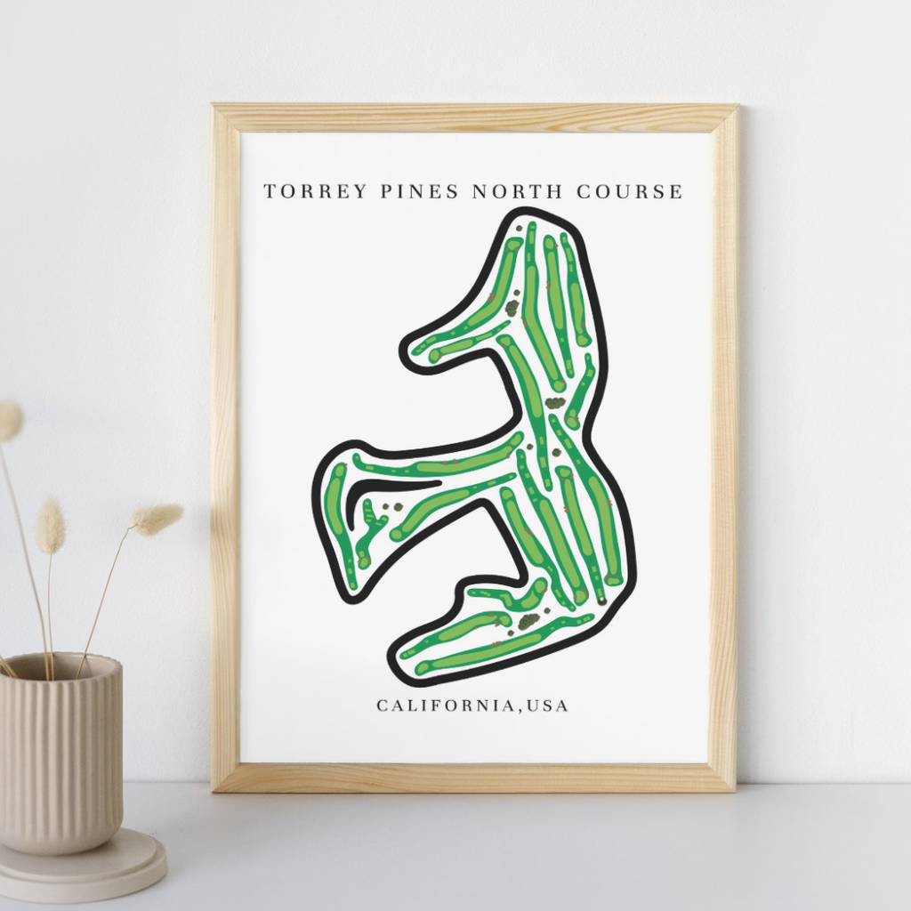Torrey Pines North Course, Golf Course Print, California