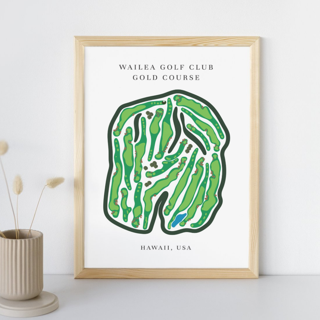 Wailea Golf Club Golf Course Prints, Hawaii