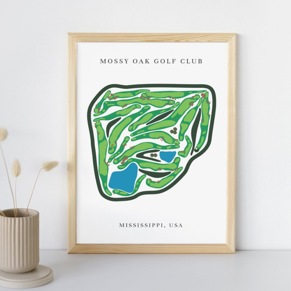 Mossy Oak Golf Club Course Print, Mississippi
