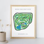 Mossy Oak Golf Club Course Print, Mississippi
