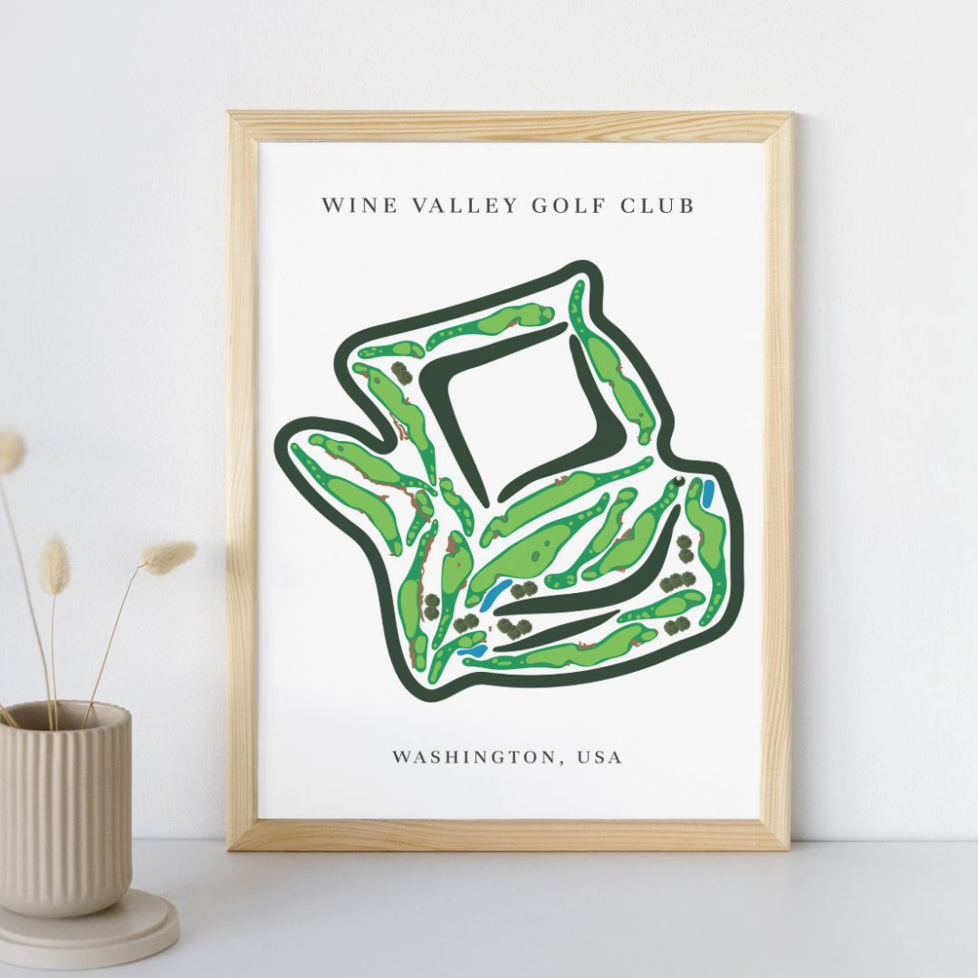 Wine Valley Golf Club, Golf Course Prints, Washington