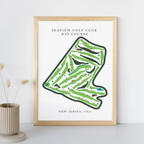 Seaview Golf Club - Bay Course, Golf Club, Golf Course Print,  New Jersey