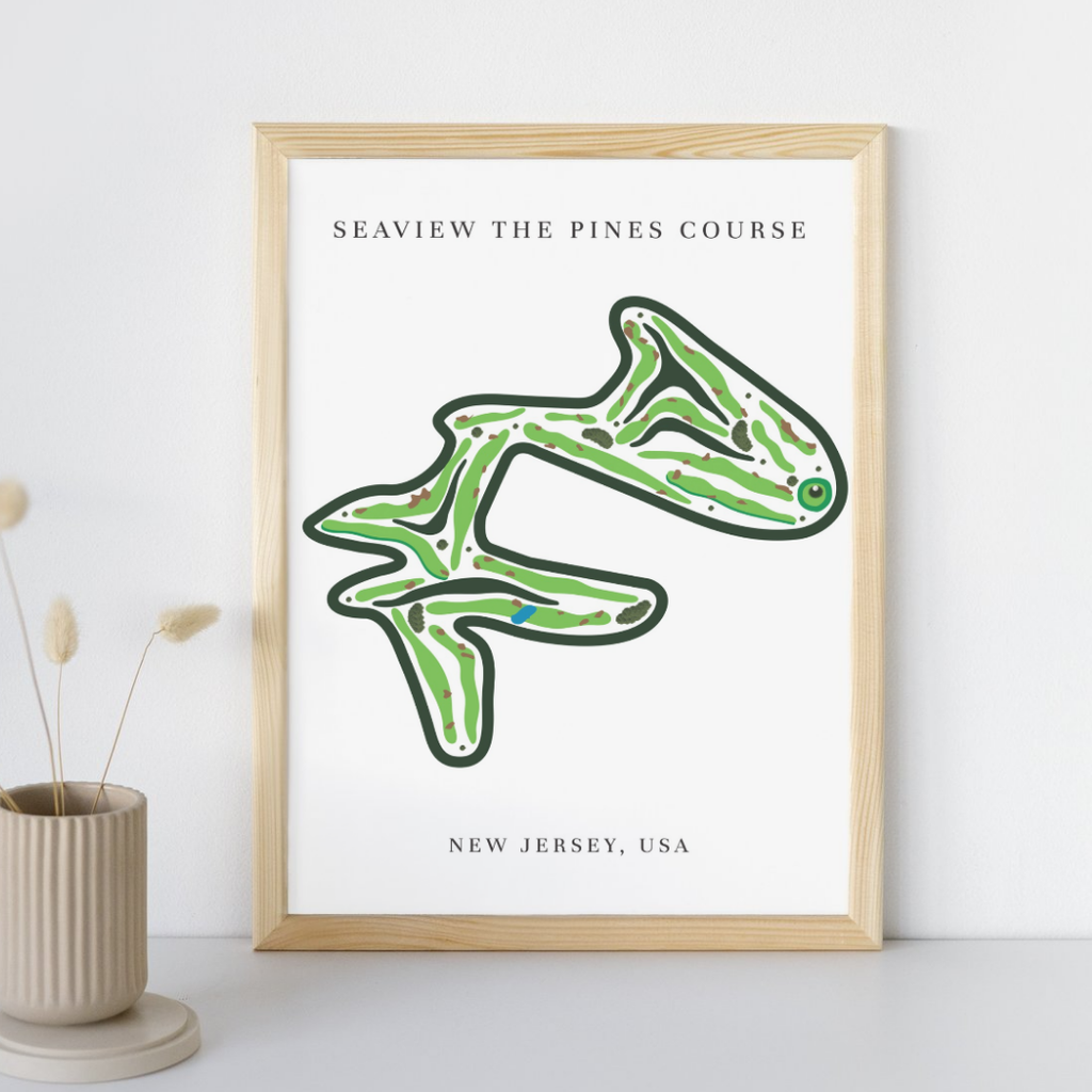 Seaview - The Pines Course, Golf Course Prints, New Jersey