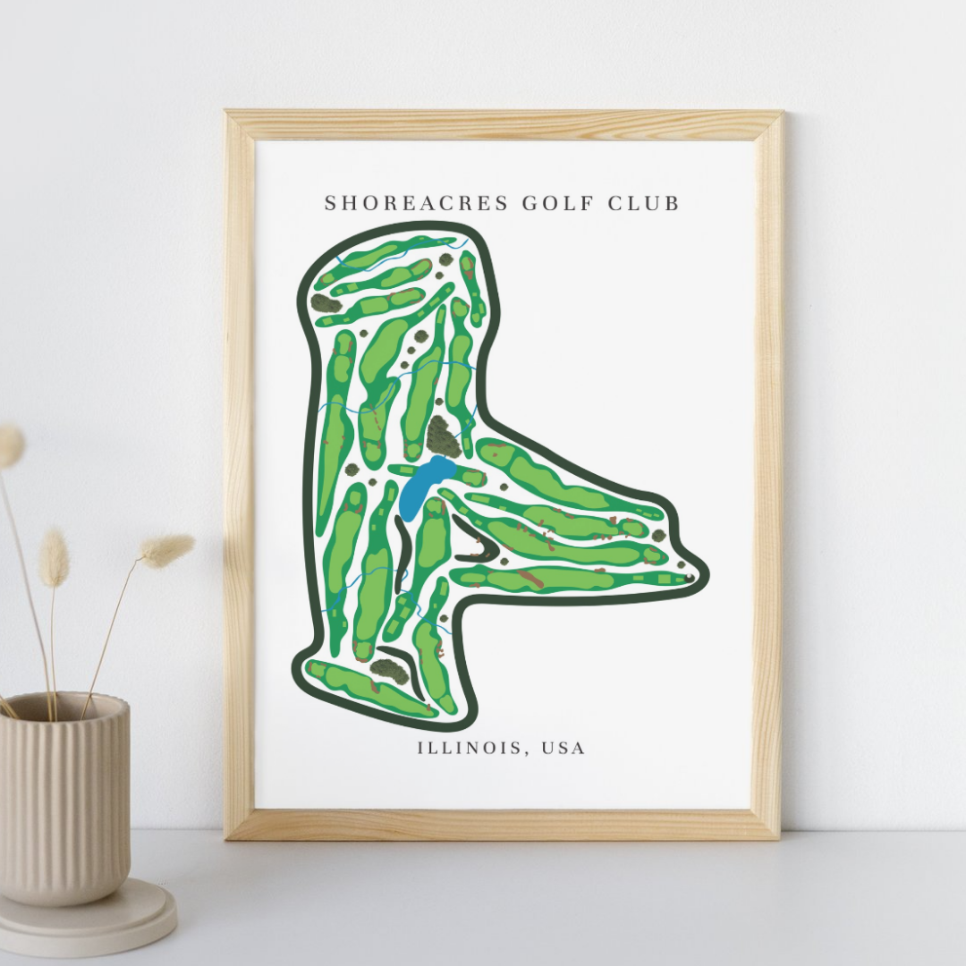 Shoreacres Golf Club, Golf Course Prints, Illinois