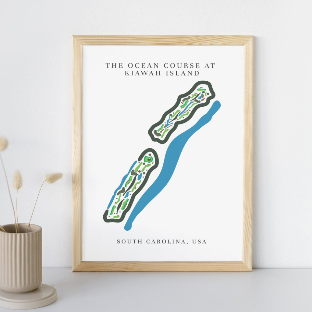 The Ocean Course at Kiawah Island, Golf Course Prints, South Carolina