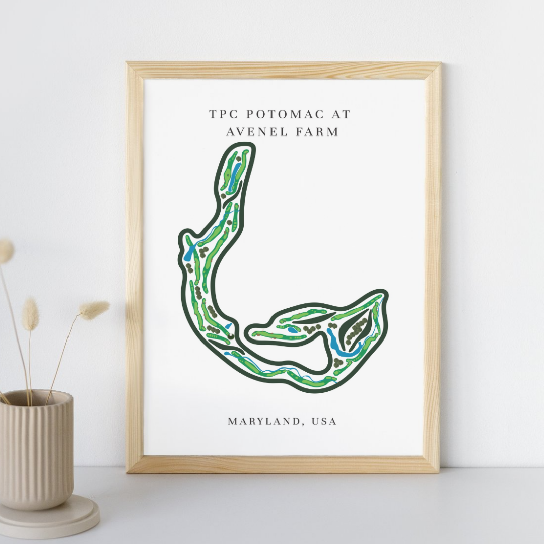TPC Potomac at Avenel Farm, Golf Club, Golf Course Print, Maryland