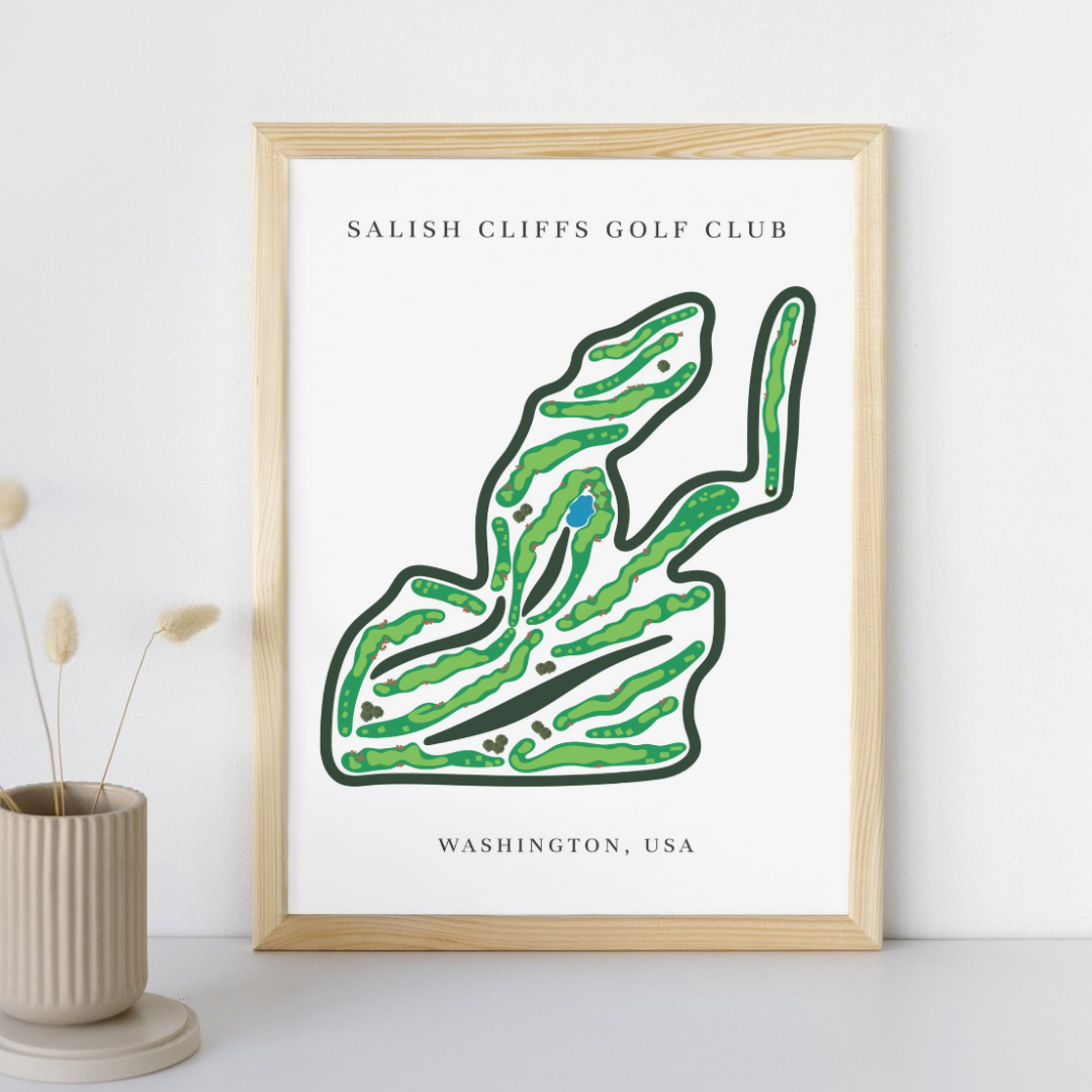 Salish Cliffs Golf Club, Golf Course Prints, Washington