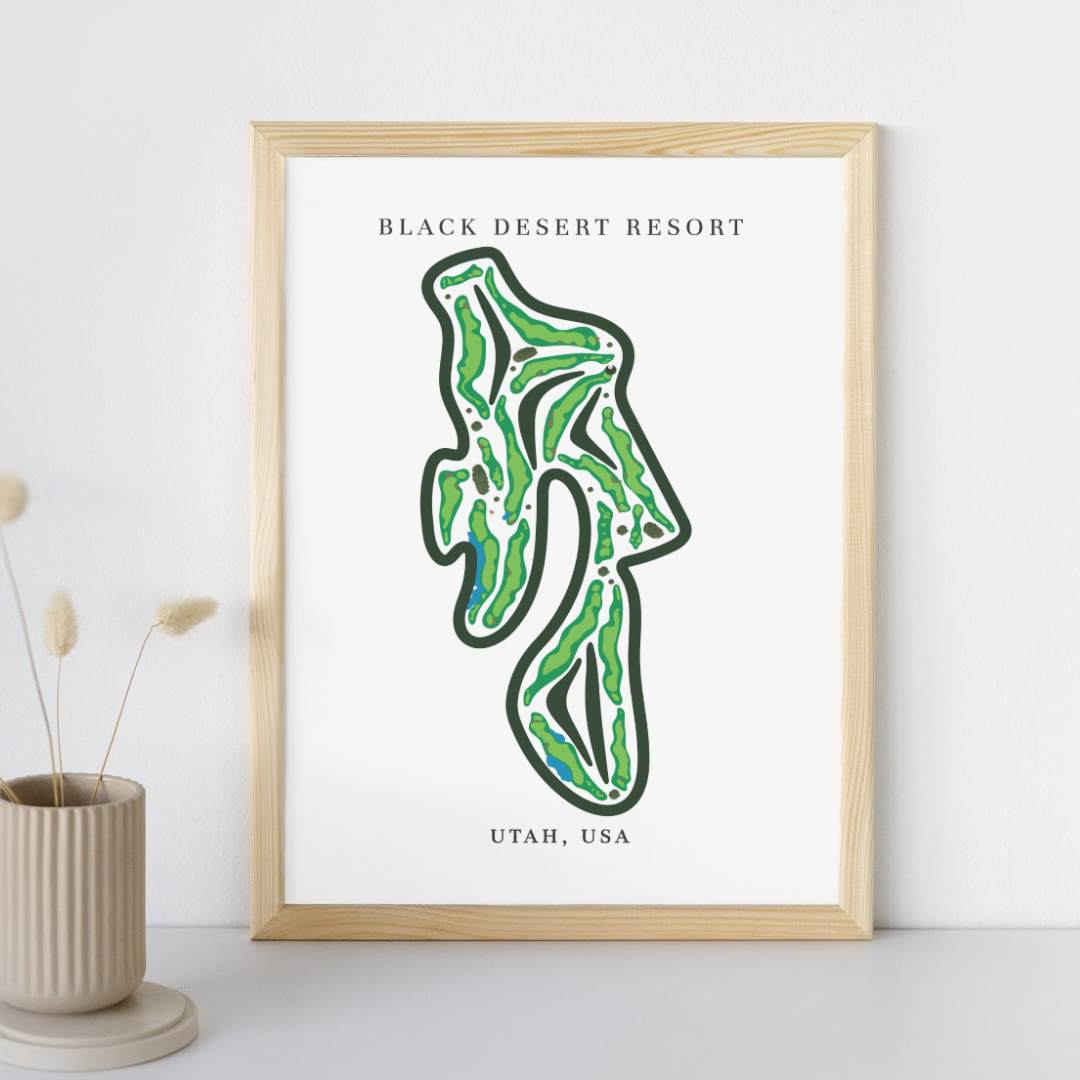 Black Desert Resort, Golf Course Prints, Utah