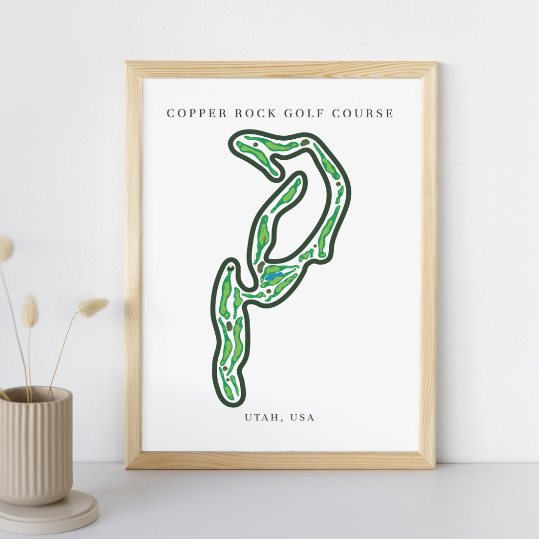 Copper Rock Golf Club, Golf Course Print, Utah