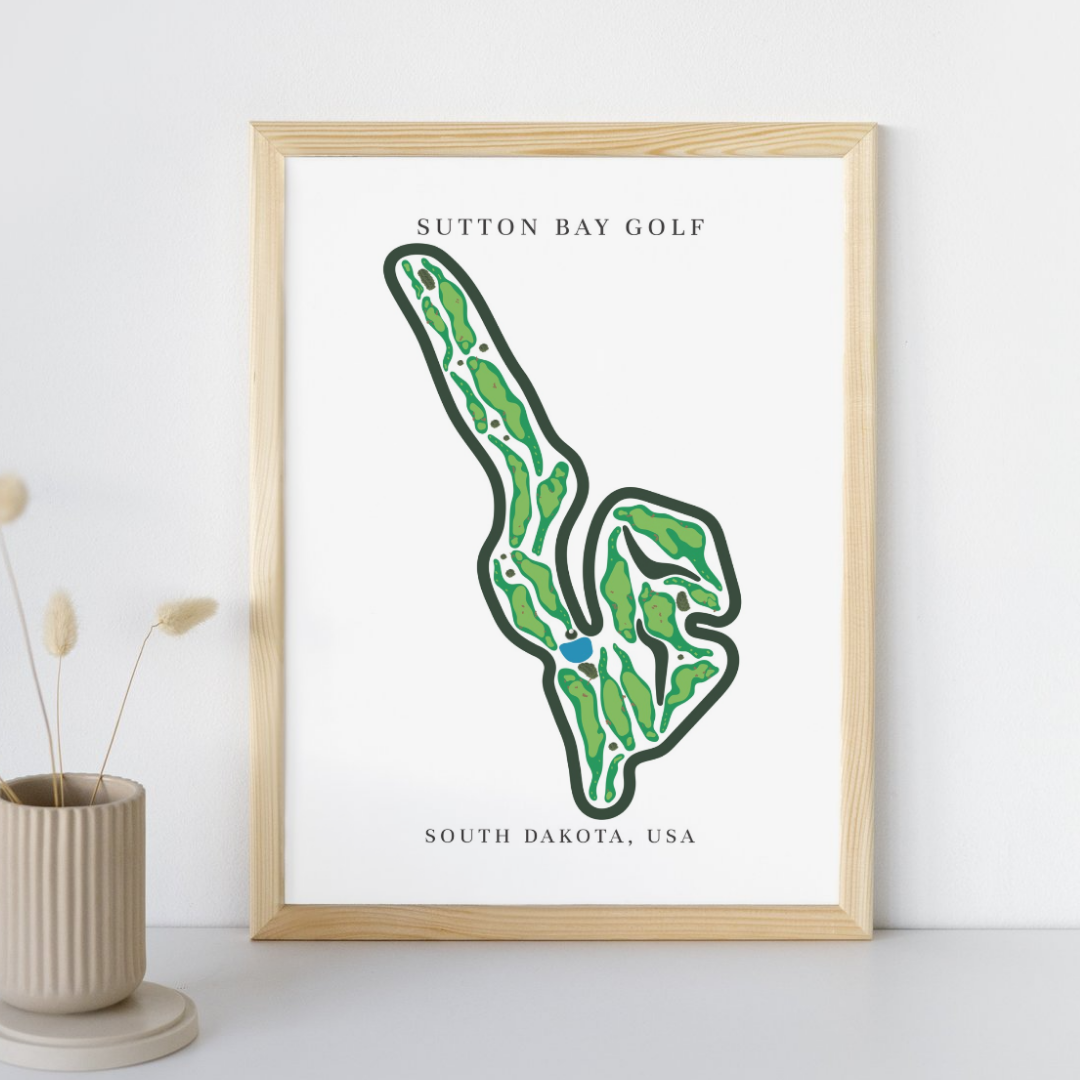 Sutton Bay Golf, Golf Course Prints, South Dakota