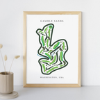 Gamble Sands, Golf Course Prints, Washington